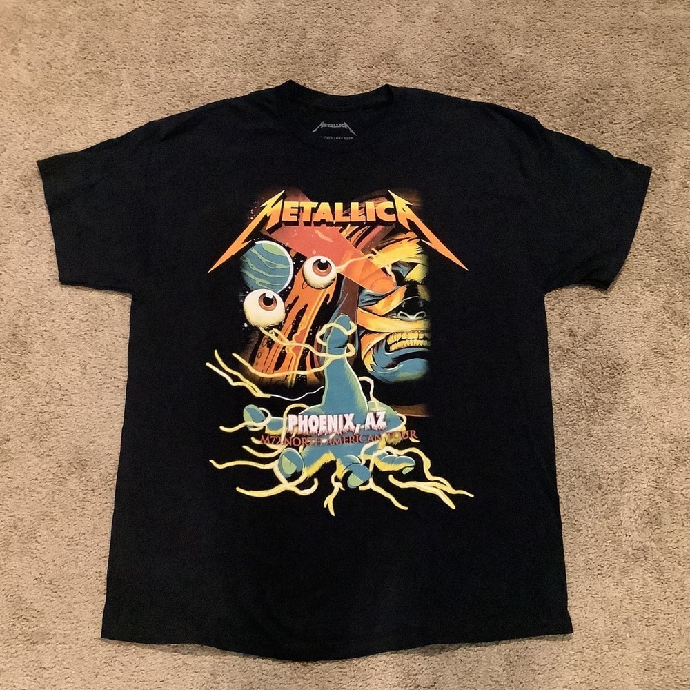 METALLICA Phoenix AZ M72 North American Tour T‎ Shirt sz XL Official